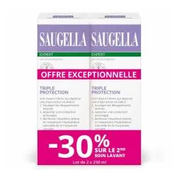 SAUGELLA Expert - Triple Protection Soin Lavant Intime 2x250ml