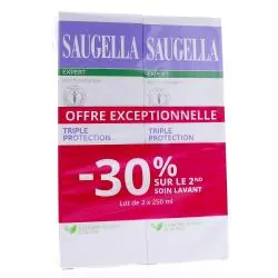 SAUGELLA Expert - Triple Protection Soin Lavant Intime 2x250ml