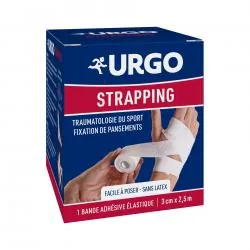 URGO Douleurs Strapping Bande Adhésive Élastique 3cm x 2,5m