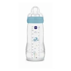 MAM Easy Active - Biberon 2ème âge 330ml océan