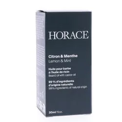 HORACE Huile pour Barbe citron & menthe 30ml