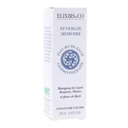 ELIXIRS & CO Fleur de Bach Synergie Mémoire bio 20ml