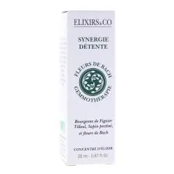 ELIXIRS & CO Fleur de Bach Synergie Détente bio 20ml