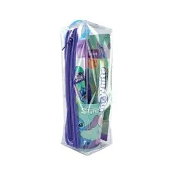 MR.WHITE Trousse brosse à dents, dentifrice, tasse stitch