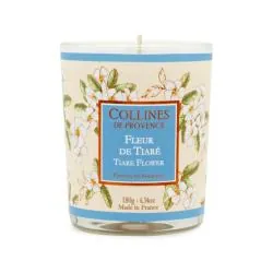 COLLINES DE PROVENCE Bougie Parfumée Fleur de Tiaré 180g