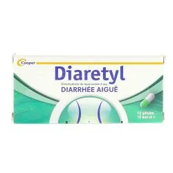 COOPER Diaretyl Diarrhée aigue x12 gélules