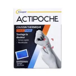 ACTIPOCHE Coussin thermique chaud/froid 10x15cm