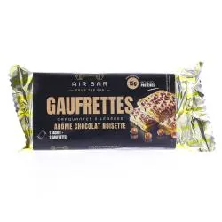 AIR BAR Gaufrettes arôme Chocolat Noisette 41,1g