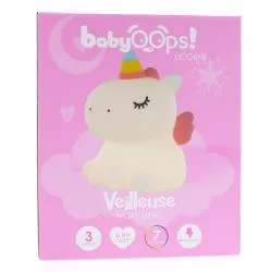 AGETI BABYOOPS Veilleuse Enfants licorne