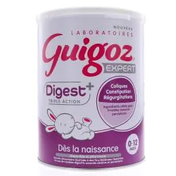 GUIGOZ Expert Digest+ Lait Triple action 0-12 mois pot 780g