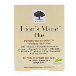 NEW NORDIC Lion's Mane Plus 30 comprimés