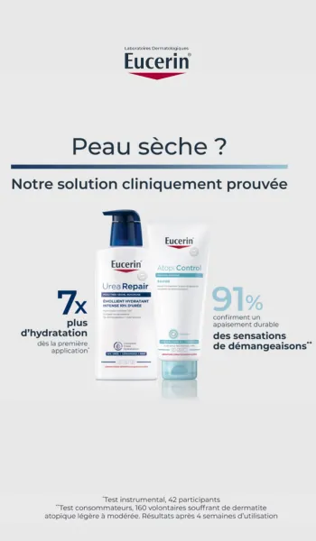 Eucerin Uréa repair + Atopicontrol