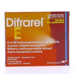 Difrarel E 24 comprimés