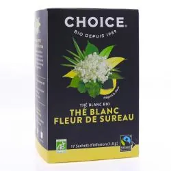 CHOICE Thé Blanc Fleur de Sureau 17 sachets