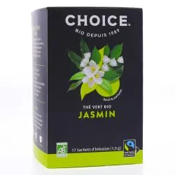 CHOICE Thé vert bio Jasmin 17 sachets