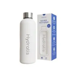 HYDRATIS Gourde isotherme blanche