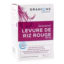 GRANIONS Les essentiels - levure de riz rouge 150mg 30 gélules.