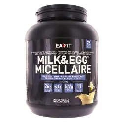 EAFIT MILK & EGG 95 micellaire saveur vanille pot de 750 gr