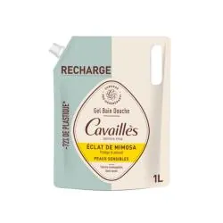 CAVAILLES Gel Bain Douche Éclat de Mimosa eco recharge 1l