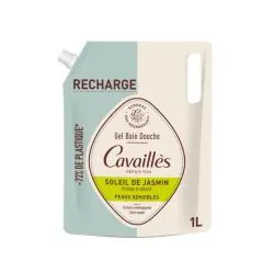 CAVAILLES Gel Bain Douche Soleil de Jasmin eco recharge 1l