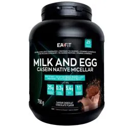 EAFIT MILK & EGG Casein Native micellar saveur chocolat pot de 750gr