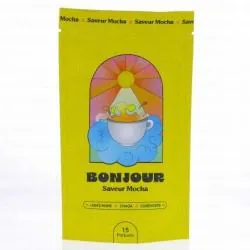 BONJOUR Boisson aux champignons adaptogènes Saveur Originale (Mocha) 90g - 15 doses