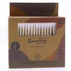 CYSELLIA Cotons Tiges en Bambou x200