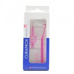 CURAPROX Prime Start - 5 Brossettes Interdentaires + 2 Manches n°08 rose