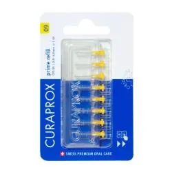 CURAPROX Prime Start - 5 Brossettes Interdentaires + 2 Manches recharge n°9 jaune
