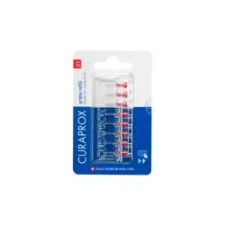 CURAPROX Prime Start - 5 Brossettes Interdentaires + 2 Manches recharge n°07 rouge