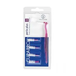 CURAPROX Perio Plus - 5 brossettes interdentaires + 1 manche n°406 large pack