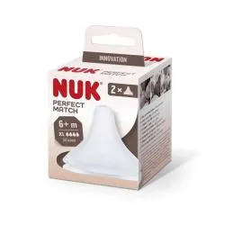 NUK Perfect Match - Tètines en silicone souple taille xl