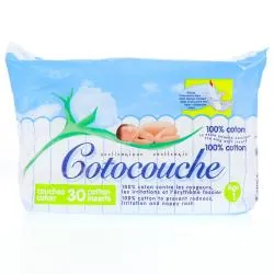 COTOCOUCHE Couche 100% coton taille 1 x30 couches