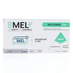 MENARINI 8 Mel + Mélatonine 1mg x60 comprimés