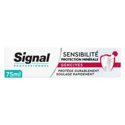 SIGNAL Sensibilité - Dentifrice protection minérale genvices 75ml