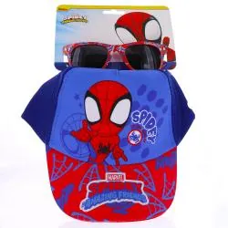 TINOKOU Lunettes de soleil et Casquette spidey taille 51