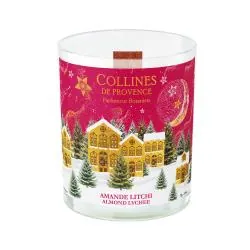 COLLINES DE PROVENCE Bougie Parfumée Amande Litchi 75g