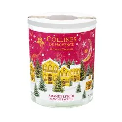 COLLINES DE PROVENCE Bougie Parfumée Amande Litchi 180g
