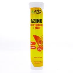 ARKOPHARMA Azinc - Vitamine C 1000mg + Zinc x20 Comprimés Effervescents