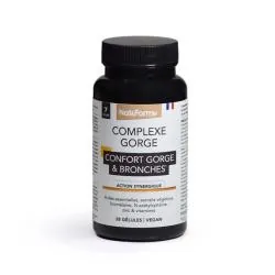 NAT & FORM Complexe Gorge & Bronches x28 gélules