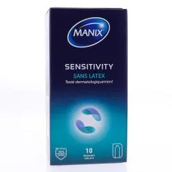 MANIX Sensitivty - Préservatif sans latex x10