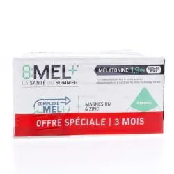 8MEL+ Mélatonine 1,9mg x90 comprimés