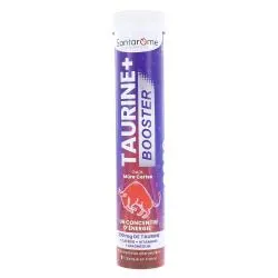 SANTAROME Taurine+ Booster Gout Mûre Cerise 20 comprimés effervescents