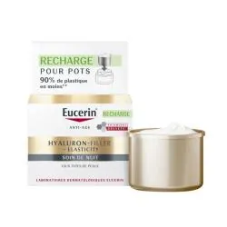 EUCERIN Hyaluron-Filler +Elasticity - Soin de nuit eco-recharge 50ml