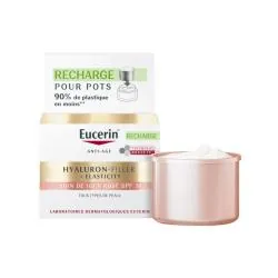 EUCRIN Hyaluron-Filler + Elasticity - Soin de Jour Rose SPF30 eco-recharge 50ml