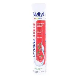 ALVITYL Hydrink Junior Arôme Fraise x20 Comprimés Effervescents