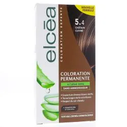 ELCEA Coloration permanente à l'aloé vera chatain cuivré 5.4