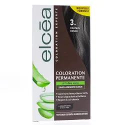 ELCEA Coloration permanente à l'aloé vera chatain foncé 3.