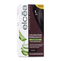 ELCEA Coloration permanente à l'aloé vera Noir 1.