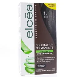 ELCEA Coloration permanente à l'aloé vera Noir 1.